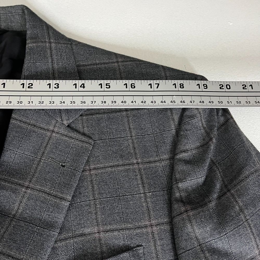 Jos. A. Bank Charcoal Checkered Sport Coat - Picture 6 of 12